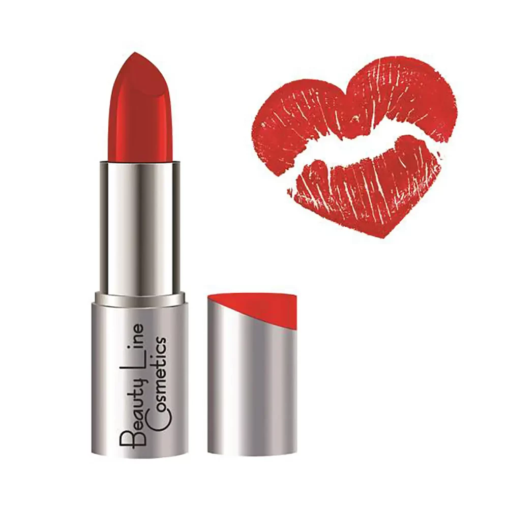 Beauty Line Κραγιόν Χρώμα - No24- Κόκκινο Scarlet